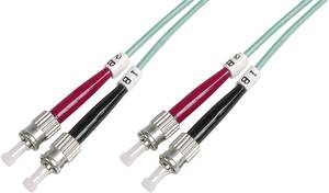 Digitus DK-2511-03/3 Fibreglass FO Cable [1x ST plug - 1x ST plug] 50/125 µ Multimode OM3 3.00 m