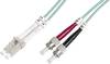 Digitus DK-2531-05/3 Fibreglass FO Cable 5.00 m Turquoise [1x LC plug - 1x ST plug] 50/125 µ Multimode OM3