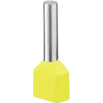 Phoenix Contact 3201013 Twin ferrule 6 mm² Partially insulated Yellow 100 pc(s) 