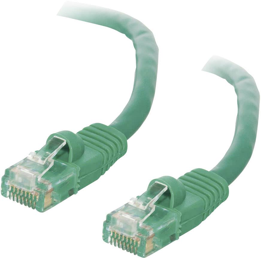 C2G 83205 RJ45 Network cable, patch cable CAT 5e U/UTP 5.00 m Green