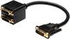 Digitus DVI Y cable DVI-I 24+5-pin plug, DVI-I 24+5-pin socket 0.20 m Black AK-320401-002-S DVI cable
