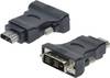 Digitus AK-320500-000-S DVI / HDMI Adapter [1x DVI plug 19-pin - 1x HDMI socket] Black