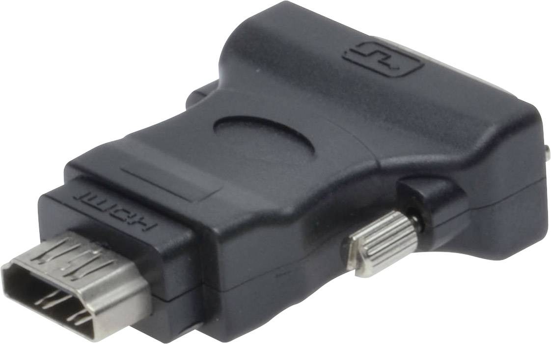 Digitus AK-320500-000-S DVI / HDMI Adapter [1x DVI plug 19-pin - 1x HDMI socket] Black-3