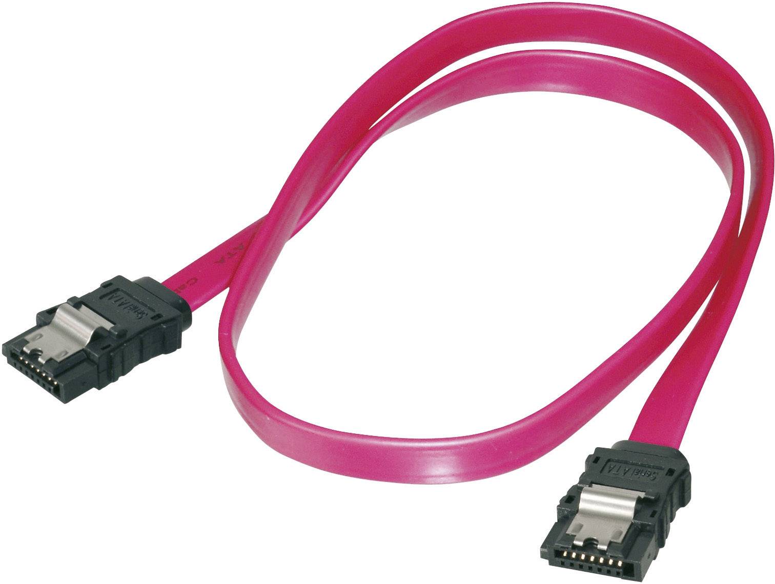 Digitus Hard drives Cable [1x SATA socket 7-pin - 1x SATA socket 7-pin] 0.50 m Red