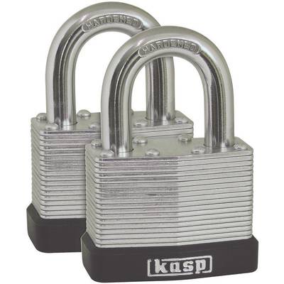 Kasp K13040D2 Padlock 40 mm keyed-alike   Silver Key