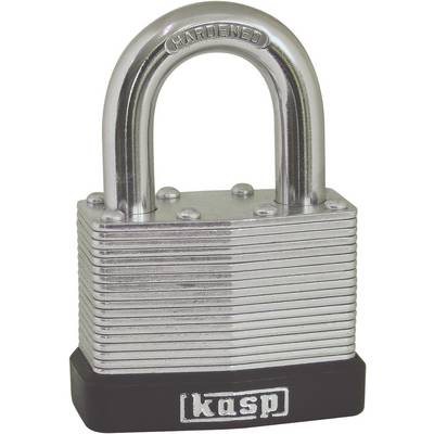 Kasp K13050D Padlock 50 mm keyed to differ Silver Key-0