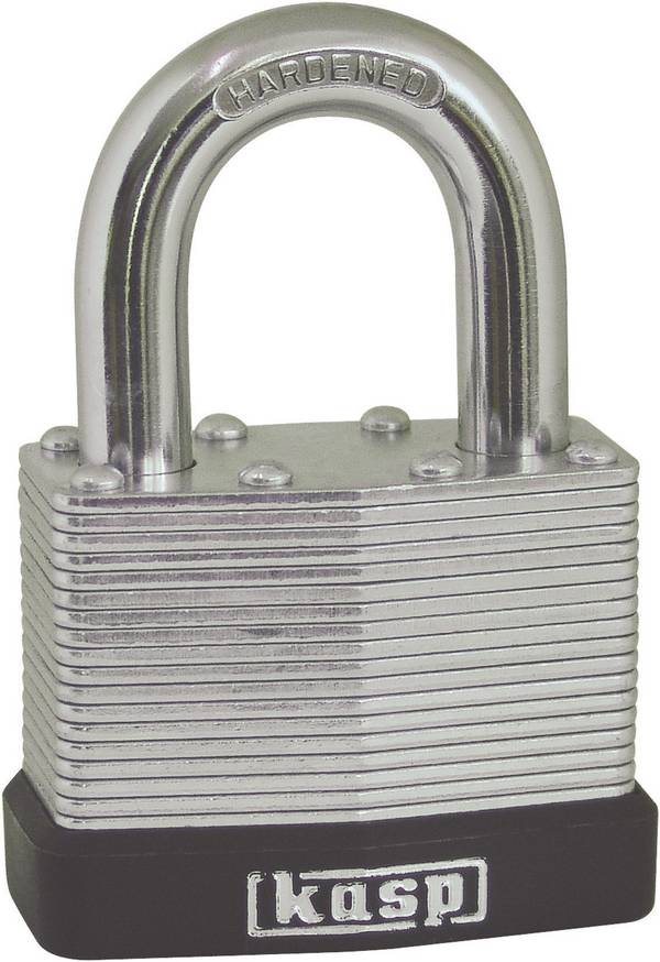 Kasp K13050D Padlock 50 mm keyed to differ Silver Key