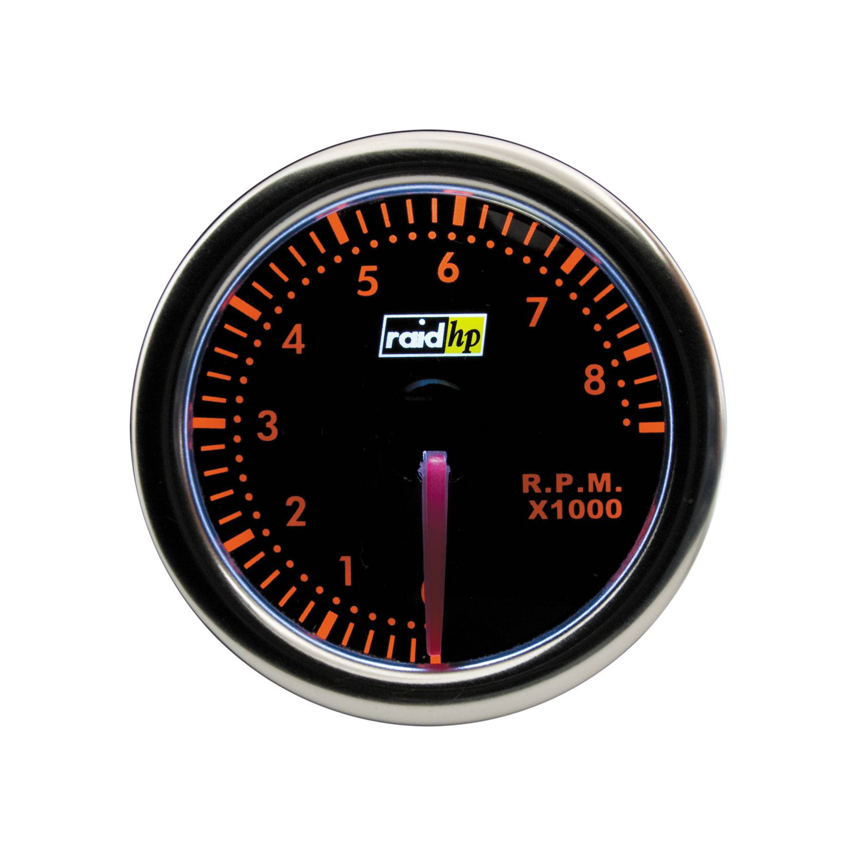 raid hp 660256 Builtin Petrol engine tachometer Reading range 0 8000 U/min Night Flight Red