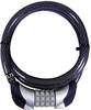 Security Plus ZL72 Steel cable lock Black Combination lock