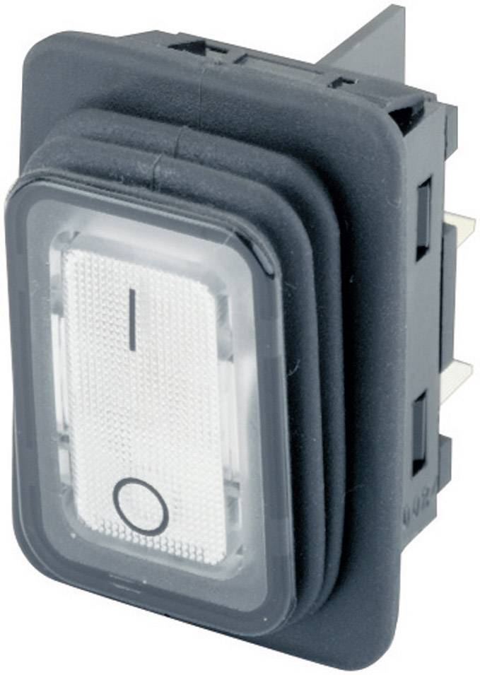Marquardt 1935.3138 Toggle switch 12 V DC 10 A 1 x Off/On IP65 latch 1 pc(s)