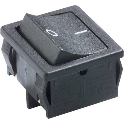 A black toggle switch in the Off position ('0') is depicted. The switch shows two positions, '0' for off and 'I' for on.