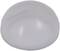 A transparent, hemispherical rubber foot for furniture and appliances, which reflects light and has a smooth surface.