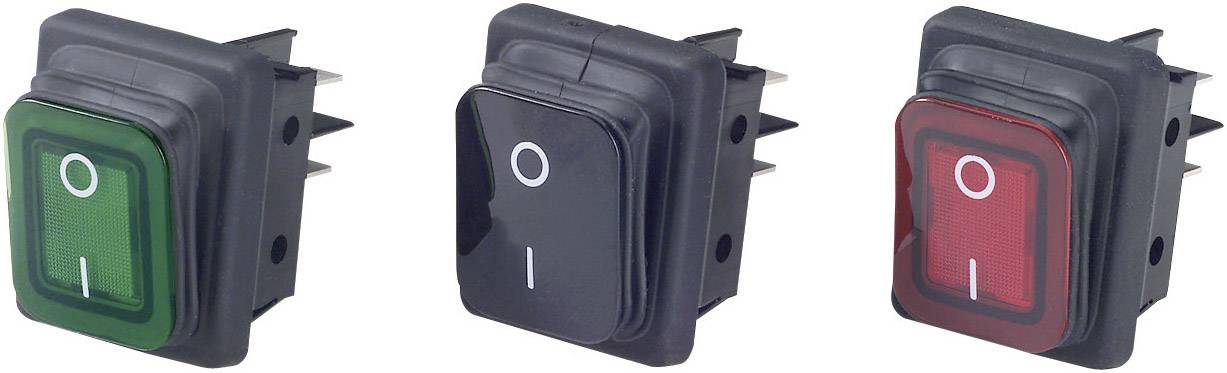 B4MASK48N1E21000 Toggle switch B4MASK48N1E21000 250 V AC 16 A 2 x Off/On IP65 latch 1 pc(s)