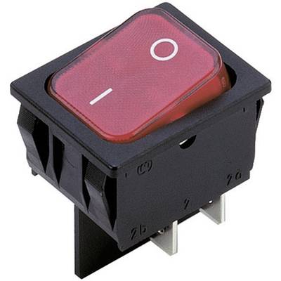 Marquardt 1835.3102 Toggle switch 1835.3102 250 V AC 10 A 2 x Off/On IP40 latch 1 pc(s) 