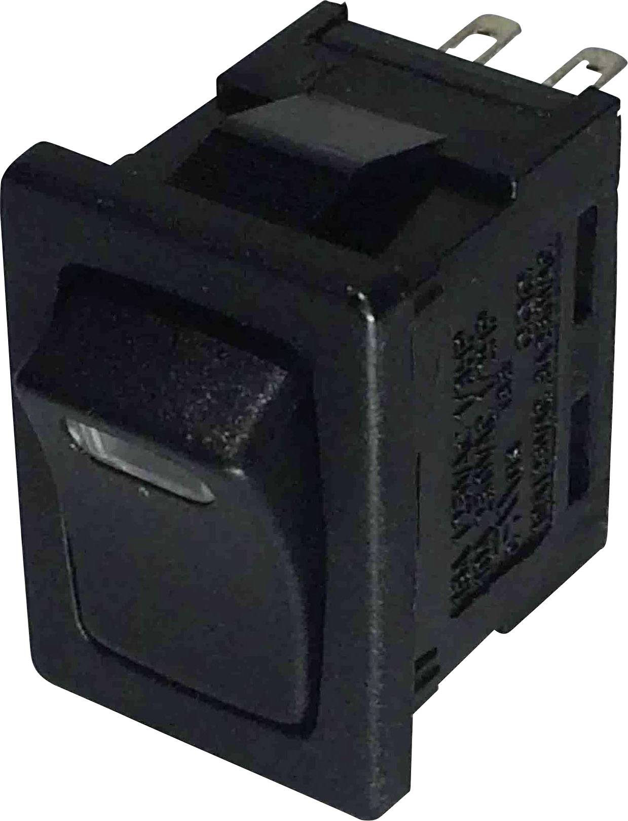 TRU COMPONENTS 1587518 Toggle switch TC-R13-66L-02 LED 12V/DC 250 V AC 6 A 1 x Off/On latch 1 pc(s)