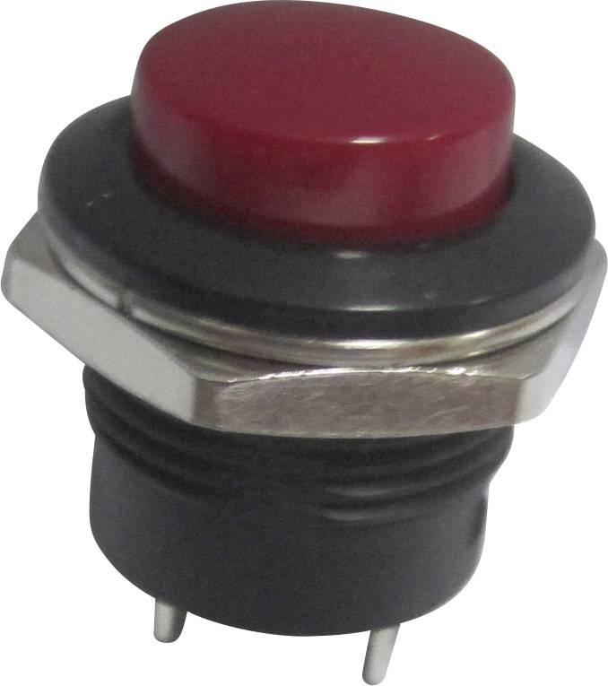 TRU COMPONENTS 1587736 TC-R13-507A-05RT Pushbutton 250 V AC 3 A 1 x Off/(On) momentary 1 pc(s)