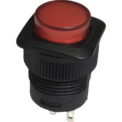 TRU COMPONENTS 1587738 TC-R13-508A-05RT Pushbutton 250 V AC 1.5 A 1 x Off/(On) momentary    1 pc(s) 
