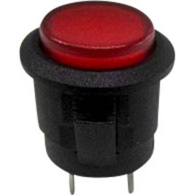 TRU COMPONENTS TC-R13-523BL-05RT Pushbutton switch 250 V AC 1.5 A 1 x Off/On latch Red    1 pc(s) 