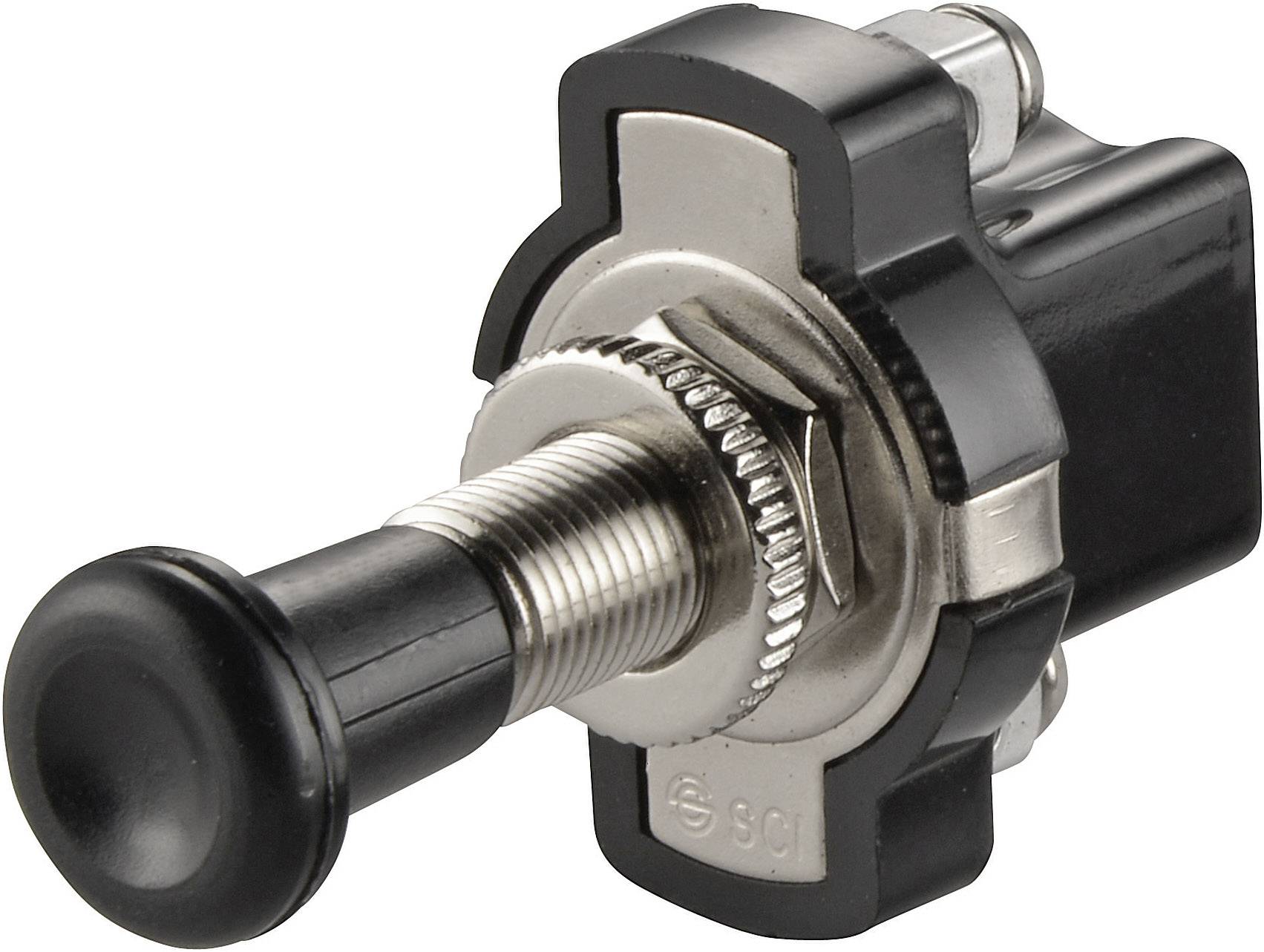 TRU COMPONENTS 1587796 Car pull switch TC-A3-5BC-SC 12 V DC 10 A 1 x Off/On latch 1 pc(s)