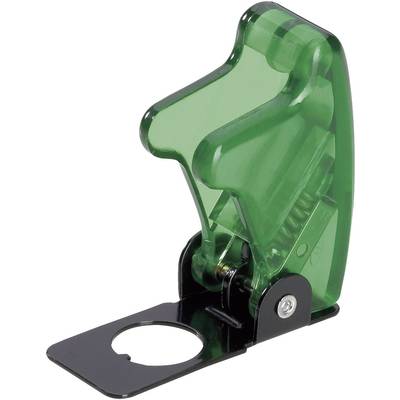 TRU COMPONENTS 1587852 TC-R17-10B GREEN Safety cover   Green (transparent, TC-R17-10B) 1 pc(s) 
