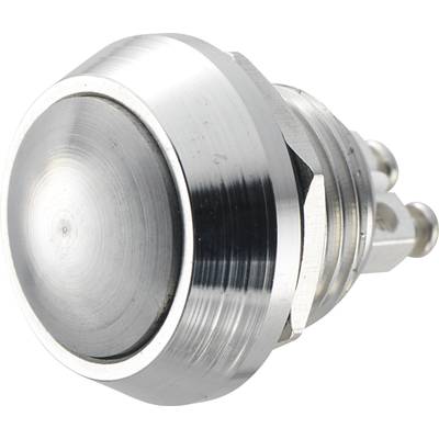 TRU COMPONENTS 701257 GQ 12B-N Tamper-proof pushbutton 48 V DC 2 A 1 x Off/(On) momentary   IP65 1 pc(s) 