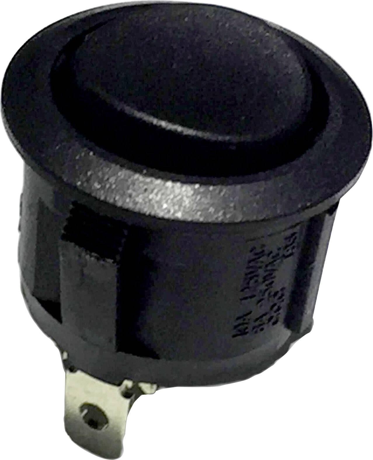 TRU COMPONENTS 701264 Toggle switch R13-112F B/B 250 V AC 6 A 1 x Off/(On) momentary 1 pc(s)