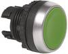 BACO L21AA02 Pushbutton Front ring (PVC), chrome-plated Green 1 pc(s)