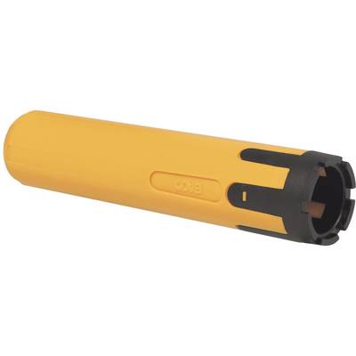 An orange, cylindrical tool with a black end piece, often used for storing pens.