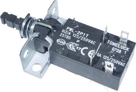 PWL-2P2T 4PINS Schalter Schaltknopf Stromversorgung 6A 125/250Vac Drucktaste 