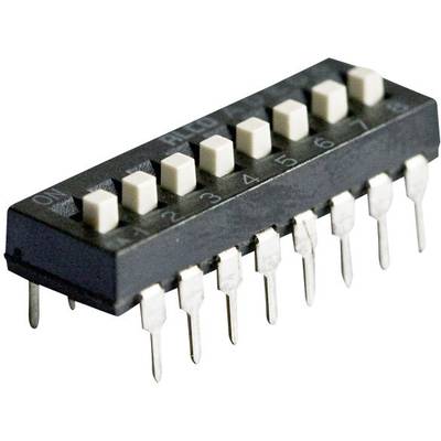 TE Connectivity ADE0804 DIP switch Number of pins (num) 8 Standard 1 pc(s) 
