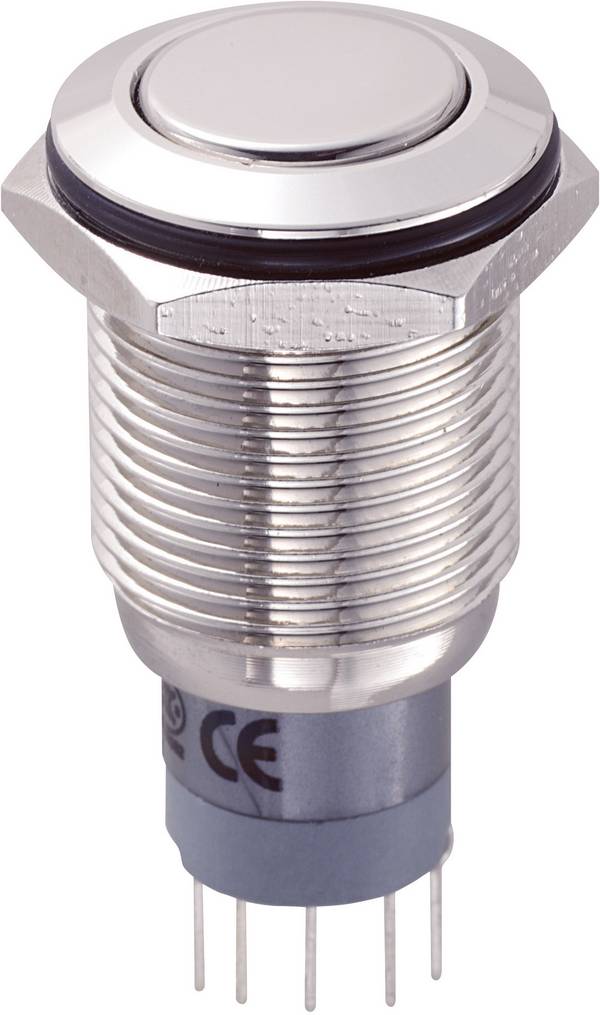 TRU COMPONENTS 701978 LAS2GQF-11Z/N/P Tamper-proof switch 250 V AC 3 A 1 x On/On latch 1 pc(s)