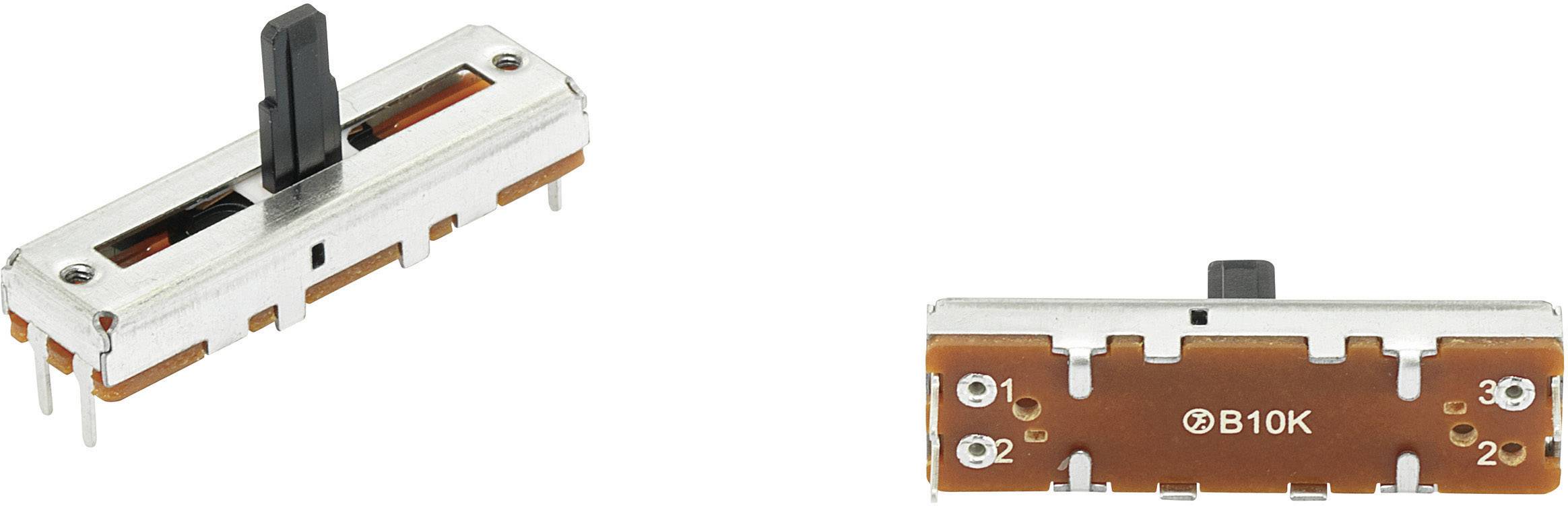 TRU COMPONENTS F2031N Slider pot 10 kΩ Mono 0.1 W linear 1 pc(s)