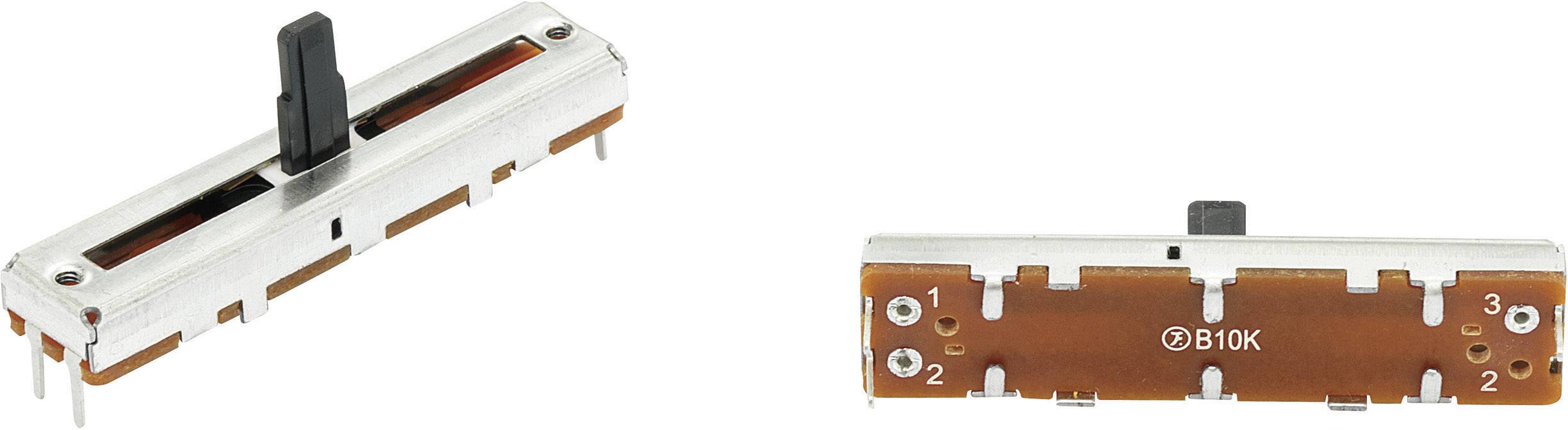 TRU COMPONENTS F3031N Slider pot 10 kΩ Mono 0.1 W linear 1 pc(s)