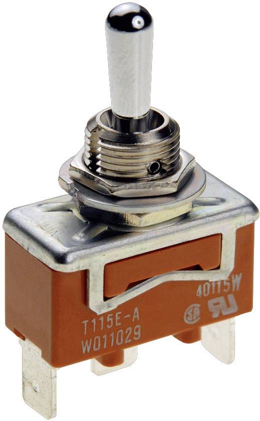 Panasonic T115GAULCSAFJ T115GAULCSAFJ Toggle switch 250 V AC 15 A 1 x (On)/Off/(On) momentary/0/momentary 1 pc(s)