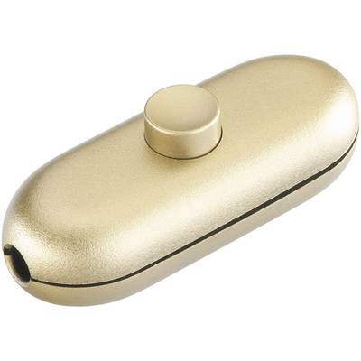 Image of interBaer Pull switch Gold 1 x Off/On 2 A 1 pc(s)