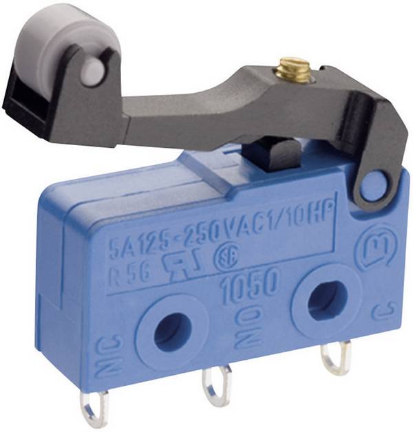 Marquardt 1050.6702 Microswitch 1050.6702 250 V AC 5 A 1 x On/(On) momentary 1 pc(s)