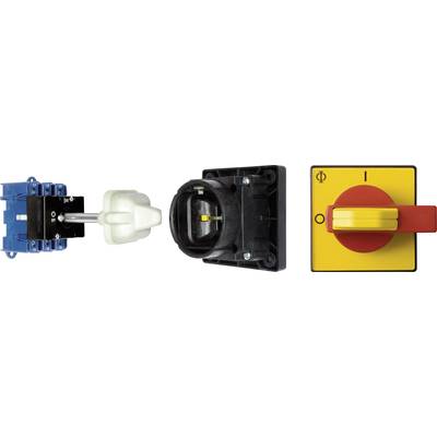 Kraus & Naimer KG80 T203/12 VE Isolator switch + door interlock 80 A 1 x 90 ° Red, Yellow 1 pc(s)