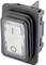A rectangular toggle switch with an O/I symbol indicating 'On' and 'Off', embedded in a black plastic casing.
