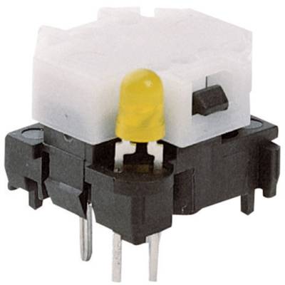 Marquardt 6425.5111 6425.5111 Pushbutton 28 V 0.1 A 1 x Off/(On) momentary Red  (L x W x H) 14.8 x 13.5 x 10.7 mm  1 pc(