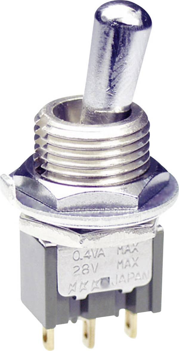 NKK Switches M2023SS4W01 M2023SS4W01 Toggle switch 250 V AC 3 A 2 x On/Off/On  latch/0/latch 1 pc(s)