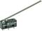 A microswitch with a long lever arm, model number DB1, suitable for 250VAC, 5A. The lever arm is oriented upwards.