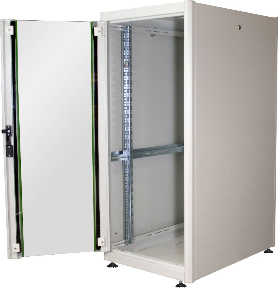Digitus DN-19 26u-6/8-D 19" server rack cabinet (W x H x D) 600 x 1300 x 800 mm 26 U Grey-white (RAL 7035)