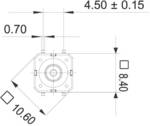 RAFI 114100501 Pushbutton 42 V DC/AC 0.1 A 1 x Off/(On) momentary 1 pc(s)