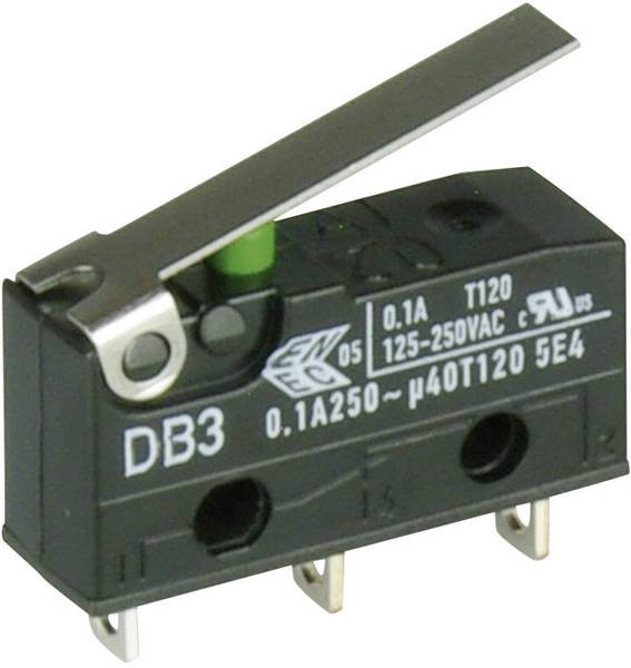 Cherry Switches Microswitch DB3CA1LB 250 V AC 0.1 A 1 x On/(On