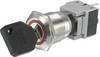 TRU COMPONENTS 704395 LAS1-BGQ-11Y/21 Key switch 250 V AC 5 A 1 x Off/On 1 x 90 ° IP40 1 pc(s)