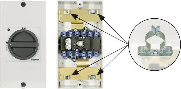 Kraus & Naimer KG20B.T106/D-A046.KL11V Maintenacne disconnector Lockable 1 x 90 ° Black 1 pc(s)