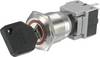 TRU COMPONENTS 704409 LAS1-BGQ-11Y/23 Key switch 250 V AC 5 A 1 x Off/(On) 1 x 60 ° IP40 1 pc(s)