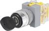 TRU COMPONENTS 704480 Y090-A-11Y/21 Key switch 250 V AC 5 A Off/On 1 x 90 ° IP40 1 pc(s)