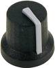 Cliff CL170844BR CL170844BR Control knob Black, Grey (Ø x H) 16.8 mm x 14.5 mm 1 pc(s)