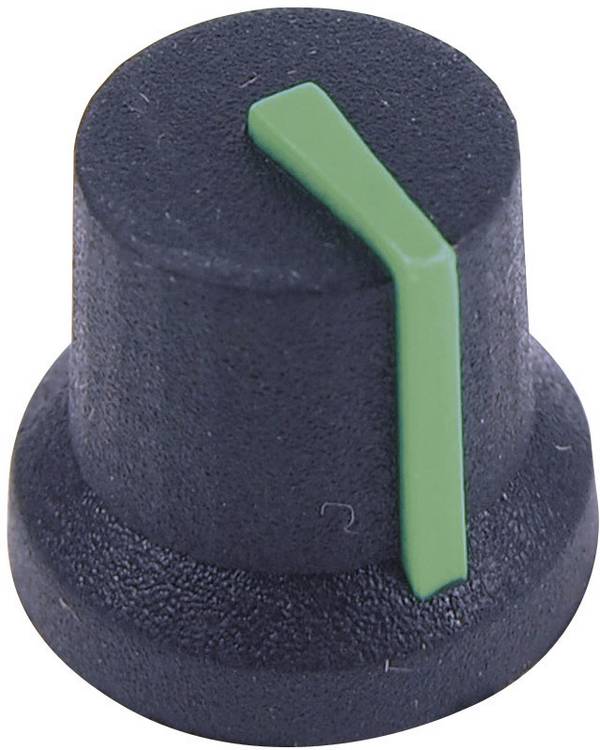 Cliff CL170852BR Knob K87Mbr Black / Green 6mm D